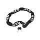 Замок ланцюговий KLS Chainlock 8 під ключ 8x1000 мм чорний