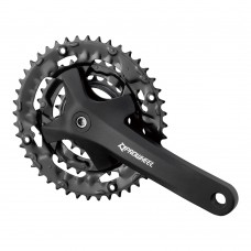 Шатун PROWHEEL MPE-401, алюминий L175мм 22-32-44Т под квадрат, черный