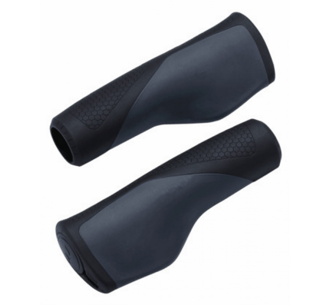 Гріпси BBB BHG-100 "Mamba" 130 мм чорно-сірі