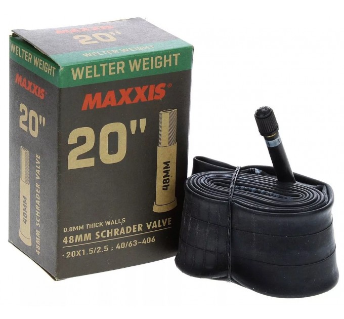 Камера Maxxis 20"х1.5/2.5 WELTER WEIGHT AV 48мм
