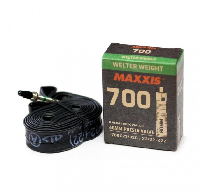 Камера Maxxis 700х23/32C WELTER WEIGHT FV 60mm