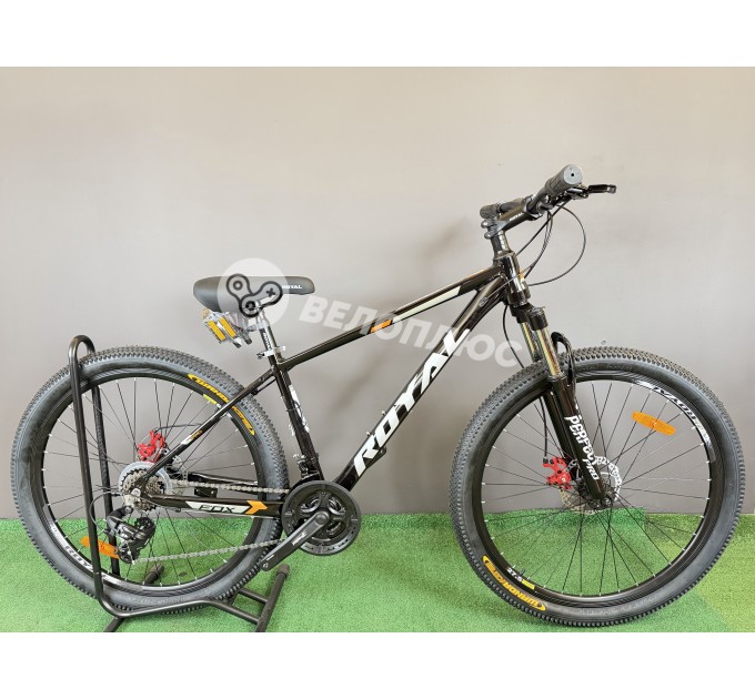 Велосипед 27,5" Royal FOX 2026 чорно-сірий