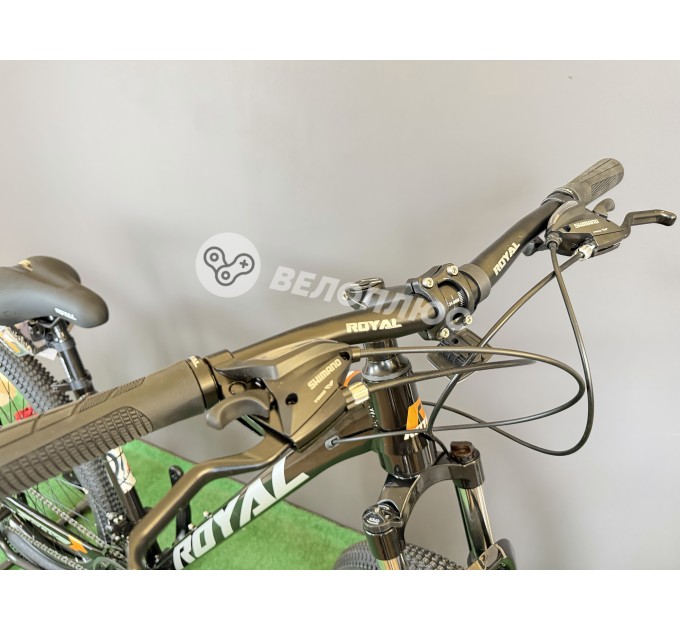 Велосипед 27,5" Royal FOX 2026 чорно-сірий