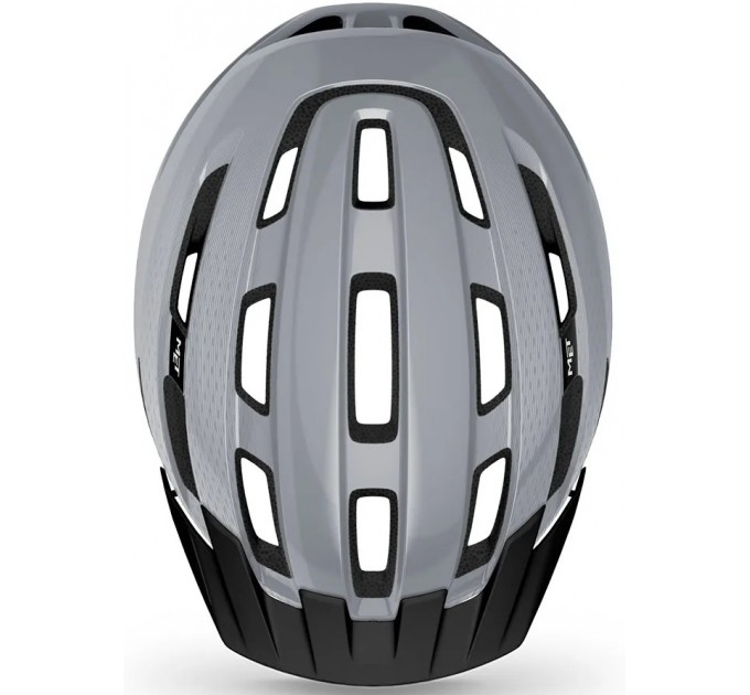 Шолом MET DOWNTOWN CE GRAY | GLOSSY