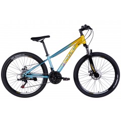 Велосипед ST 26" SPACE MARS DD FR 2025 золотисто-блакитний