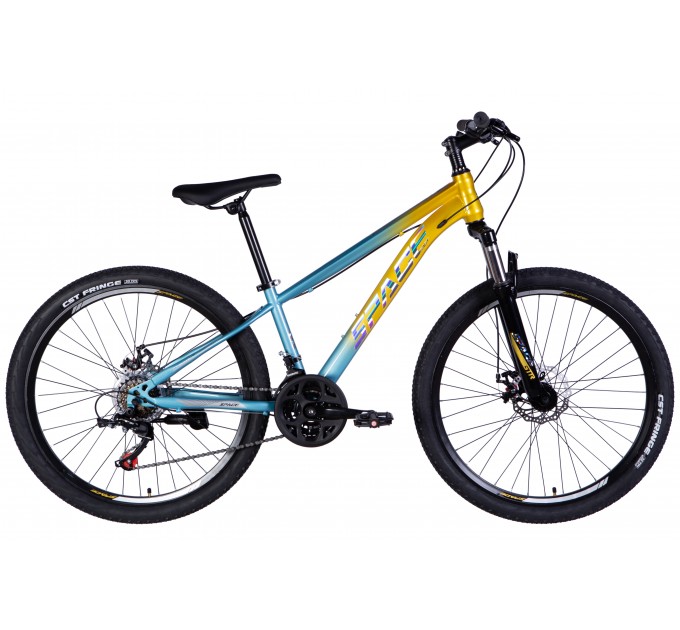 Велосипед ST 26" SPACE MARS DD FR 2025 золотисто-блакитний