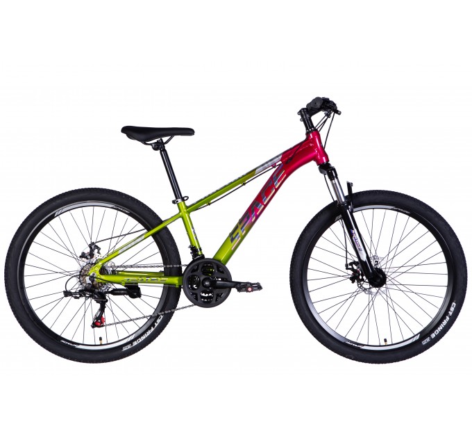 Велосипед AL 26" SPACE PHAETON DD FR 2025 зелено-рожевий