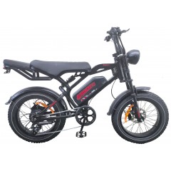 Велосипед ST 20+" SPACE POLARIS DD FR 48V 15Аh 1000W 2026 чорний