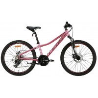 Велосипед AL 24" Leon JUNIOR AM DD 2024 рожевий з чорним (м)