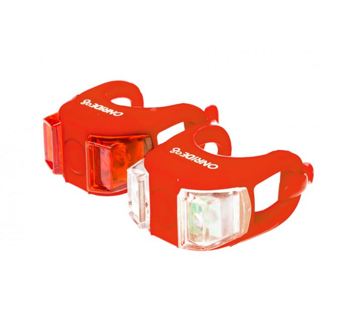 Комплект світла ONRIDE силіконовий Dual червоний
