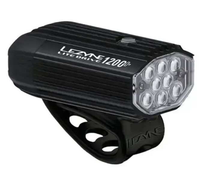 Переднє світло Lezyne LITE DRIVE 1200+ FRONT 1200 люменів Y17 матовий, чорний