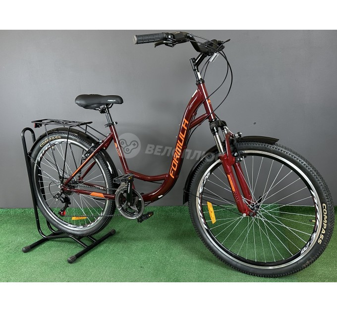 Велосипед ST 26" Formula OMEGA AM Vbr тріскачка 2024 червоний