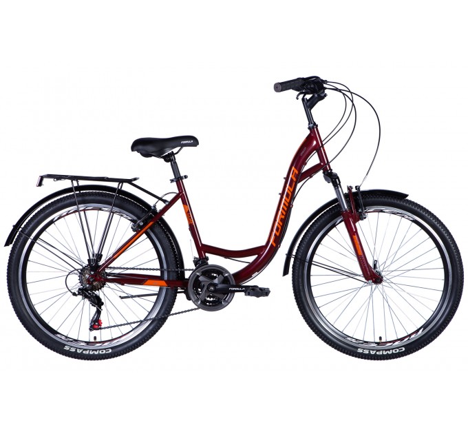 Велосипед ST 26" Formula OMEGA AM Vbr тріскачка 2024 червоний