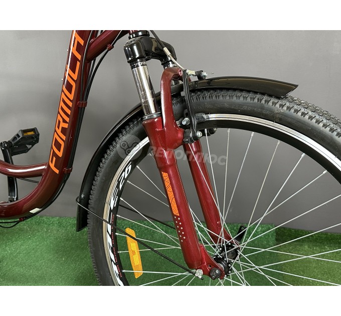 Велосипед ST 26" Formula OMEGA AM Vbr тріскачка 2024 червоний