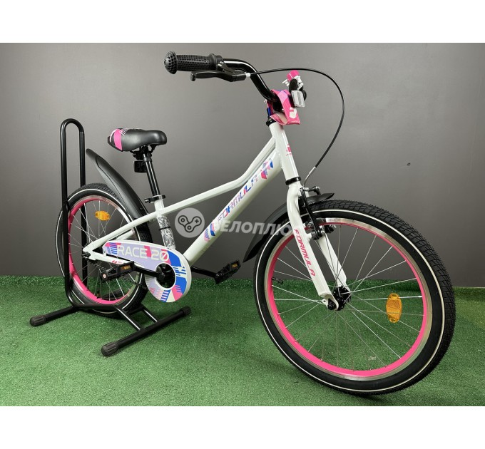 Велосипед ST 20" Formula Kid RACE BH 2026 білий з рожевим