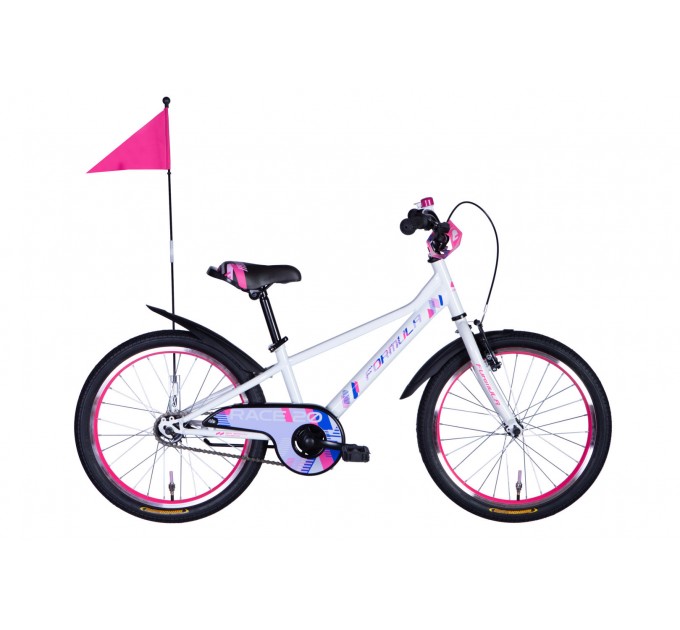 Велосипед ST 20" Formula Kid RACE BH 2026 білий з рожевим