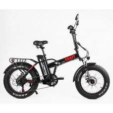Велосипед ST 20"+ Corso KRAFT 48V 15Ah 500W 2025 черно-красный