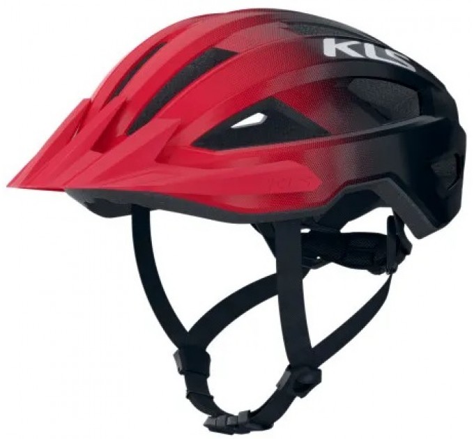 Шолом KLS Daze Lumio з мигалкою, червоний