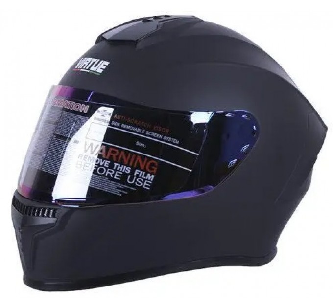 Шолом VIRTUE MD-813 чорний матовий, скло хамеліон