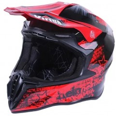 Шолом VIRTUE MD-902 чорний з червоним