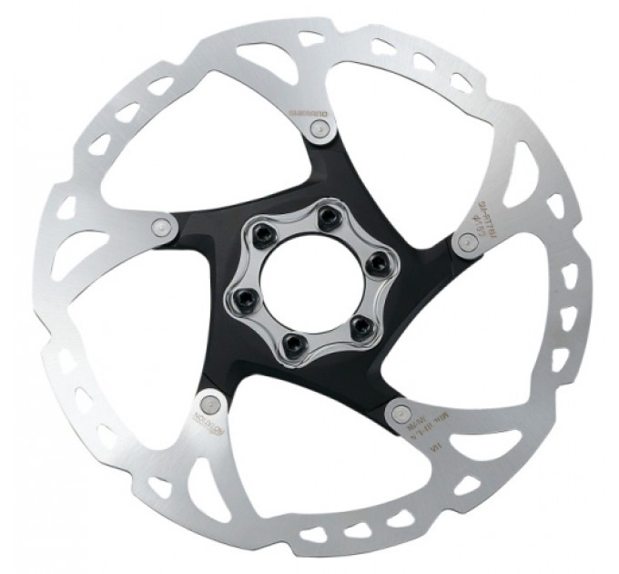 Ротор SHIMANO SM-RT76-S, 160мм, монтаж 6 болтів