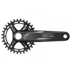 Шатуни SHIMANO FC-M5100-1 DEORE, інтегрована вісь, 175мм 32T 10/11-шв. CL-52мм без каретки
