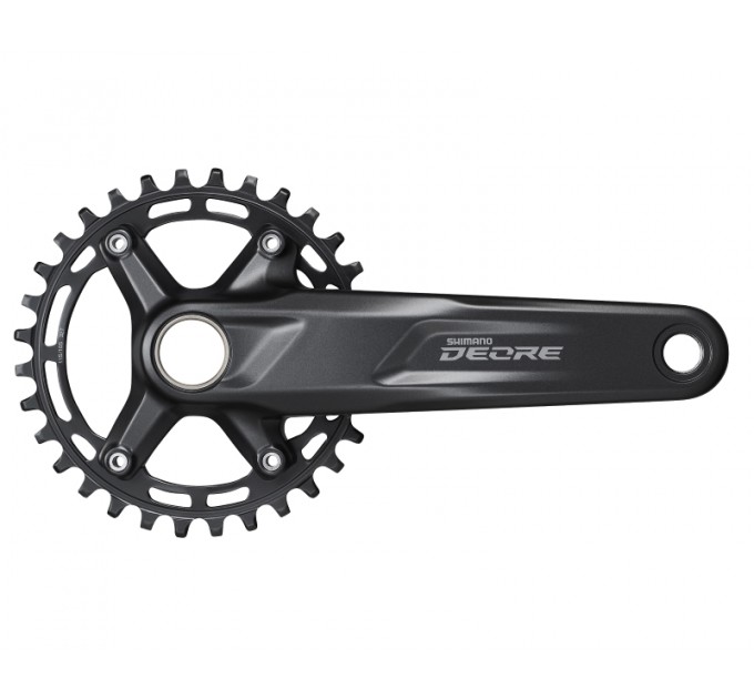 Шатуни SHIMANO FC-M5100-1 DEORE, інтегрована вісь, 175мм 32T 10/11-шв. CL-52мм без каретки
