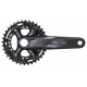 Шатуни SHIMANO FC-M5100-2 DEORE, інтегрована вісь, 175мм 36x26 11-шв. CL-48.8мм без каретки