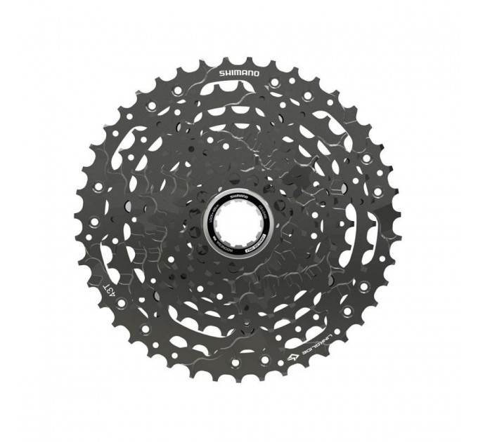 Касета SHIMANO CUES CS-LG400-11, 11-45, 11-шв. чорна