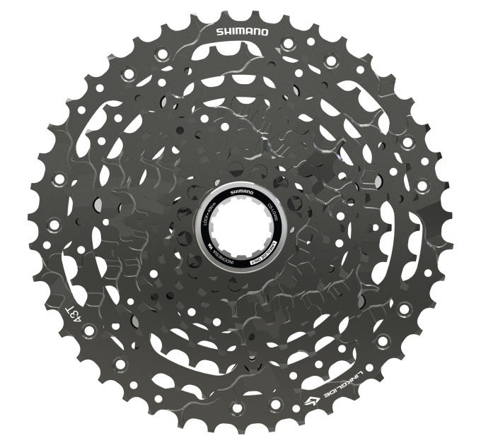 Кассета SHIMANO CUES CS-LG400-10, 11-43, 10-шв. черная