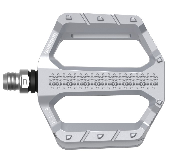 Педалі SHIMANO PD-EF202-S, сріблясті