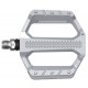 Педали PD-EF202-S, серебряные