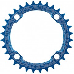 Зірка RACE FACE CHAINRING,NARROW WIDE,104X34,BLU,10-12S