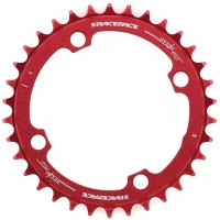 Зірка RACE FACE CHAINRING,NARROW WIDE,104X36,RED,10-12S
