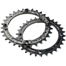 Зірка RACE FACE CHAINRING,NARROW WIDE,104X38,BLK,10-12S