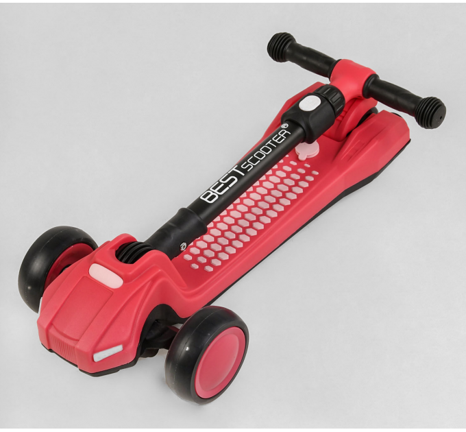 Біговел триколісний Best Scooter LT-11746 рожево-чорний