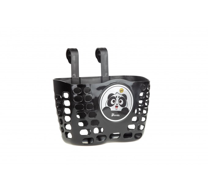 Кошик дитячий ONRIDE Pony Maxi пластиковий на кермо чорний