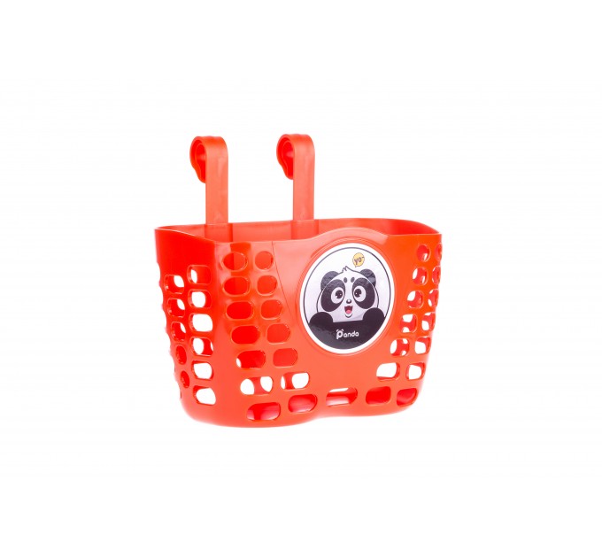 Кошик дитячий ONRIDE Pony Maxi пластиковий на кермо червоний