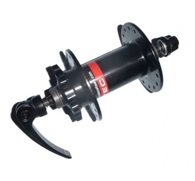 Втулка передня Novatec D871SBT/761SBT-32H диск, на пром. підшип., ексцентрик, чорна