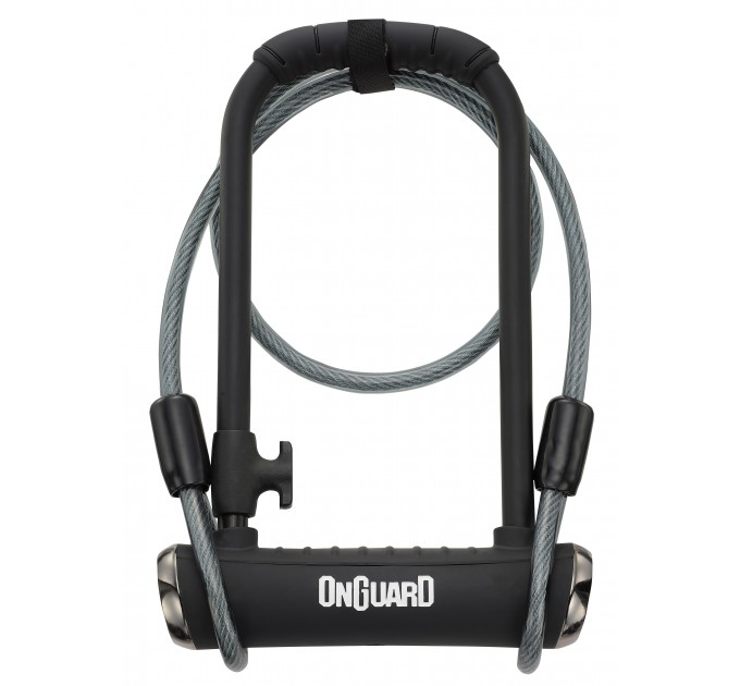 Замок U-подібний Onguard Pitbull DT розмір скоби 115 x 230мм, товщина 14мм, ,+ кабель 120см х 10мм,