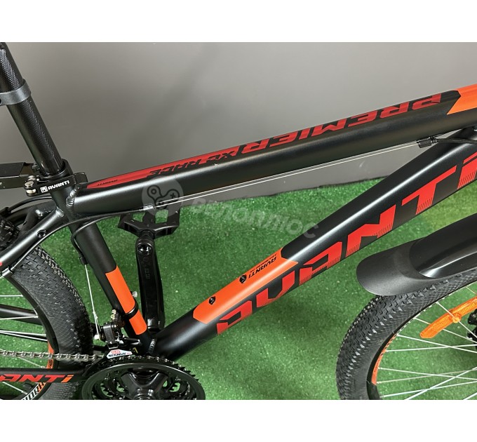 Велосипед 26" Avanti PREMIER 2025 черный с оранжевым.