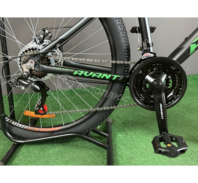 Велосипед 26" Avanti PREMIER 2025 черный с зеленым