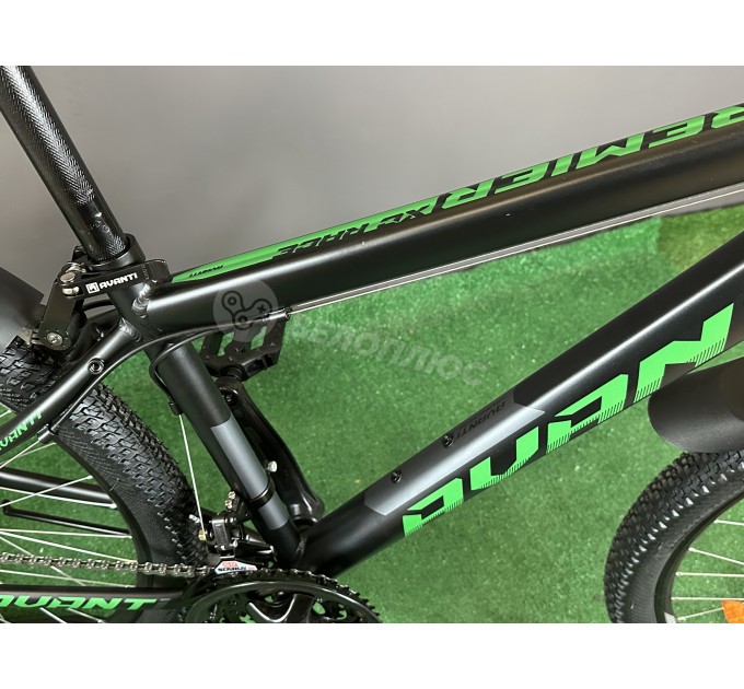 Велосипед 26" Avanti PREMIER 2025 черный с зеленым