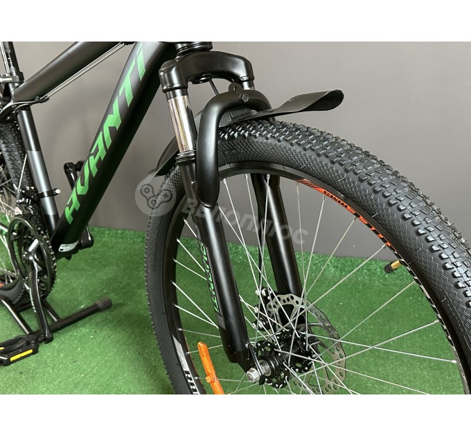 Велосипед 26" Avanti PREMIER 2025 черный с зеленым