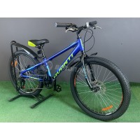 Велосипед 24" Avanti RIDER (жесткий диск) 2025 синий с зеленым