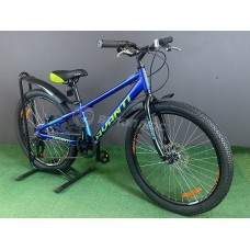 Велосипед 24" Avanti RIDER (жесткий диск) 2025 синий с зеленым