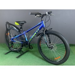 Велосипед 24" Avanti RIDER (rigid disk) 2025 синій із зеленим