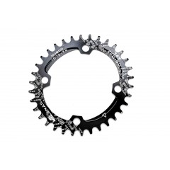 Звезда-неспадайка к шатуну NW AL 34T овал BCD 104 черн. SNAIL