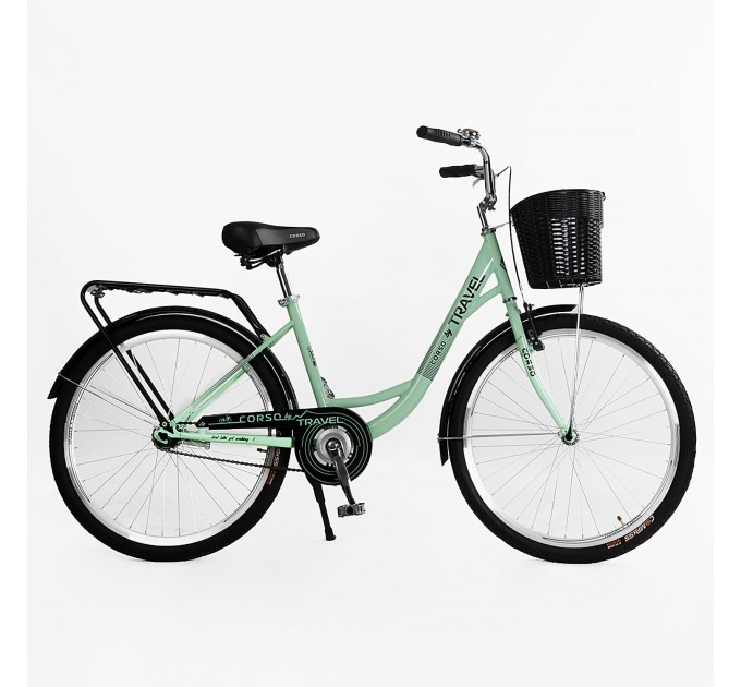 Велосипед ST 26" Corso TRAVEL 2026 зелений