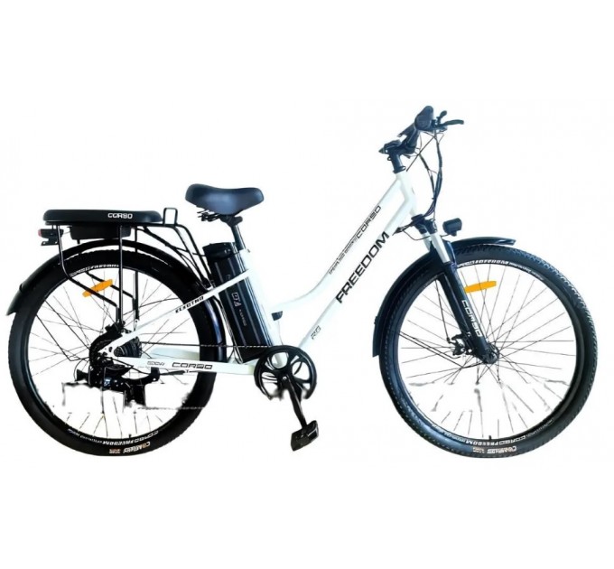 Велосипед ST 29" Corso FREEDOM 48V 13Ah 500W 2026 білий